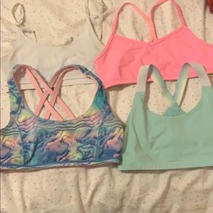4 ivivva sports bras